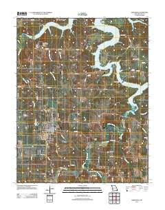Greenfield Missouri Historical topographic map, 1:24000 scale, 7.5 X 7.5 Minute, Year 2011