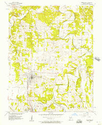 Greenfield Missouri Historical topographic map, 1:24000 scale, 7.5 X 7.5 Minute, Year 1956