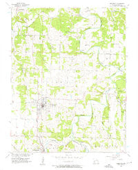 Greenfield Missouri Historical topographic map, 1:24000 scale, 7.5 X 7.5 Minute, Year 1956