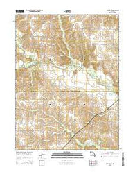 Greensburg Missouri Current topographic map, 1:24000 scale, 7.5 X 7.5 Minute, Year 2015