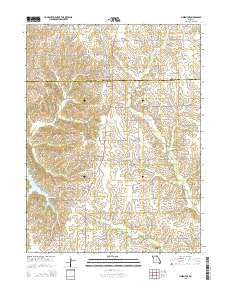 Greentop Missouri Current topographic map, 1:24000 scale, 7.5 X 7.5 Minute, Year 2015