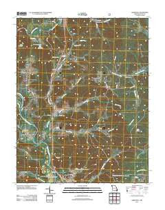 Greenville Missouri Historical topographic map, 1:24000 scale, 7.5 X 7.5 Minute, Year 2011