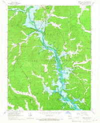 Greenville SW Missouri Historical topographic map, 1:24000 scale, 7.5 X 7.5 Minute, Year 1966