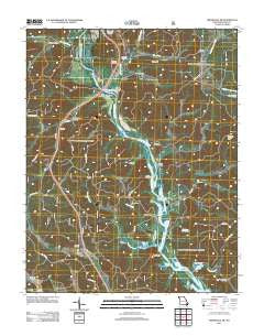 Greenville SW Missouri Historical topographic map, 1:24000 scale, 7.5 X 7.5 Minute, Year 2011