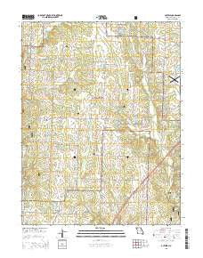 Guthrie Missouri Current topographic map, 1:24000 scale, 7.5 X 7.5 Minute, Year 2015