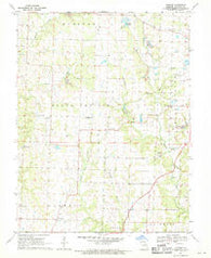 Guthrie Missouri Historical topographic map, 1:24000 scale, 7.5 X 7.5 Minute, Year 1969