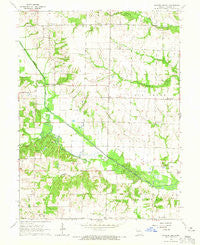 Hagers Grove Missouri Historical topographic map, 1:24000 scale, 7.5 X 7.5 Minute, Year 1964