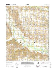 Hagers Grove Missouri Current topographic map, 1:24000 scale, 7.5 X 7.5 Minute, Year 2014