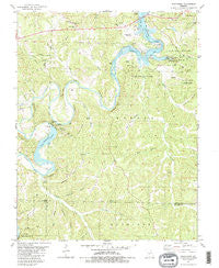 Hahatonka Missouri Historical topographic map, 1:24000 scale, 7.5 X 7.5 Minute, Year 1982