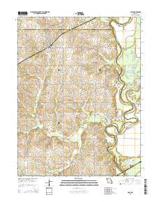 Hale Missouri Current topographic map, 1:24000 scale, 7.5 X 7.5 Minute, Year 2015