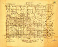 Hale Missouri Historical topographic map, 1:48000 scale, 15 X 15 Minute, Year 1921