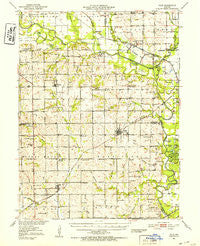 Hale Missouri Historical topographic map, 1:62500 scale, 15 X 15 Minute, Year 1951