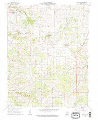 Half Way Missouri Historical topographic map, 1:24000 scale, 7.5 X 7.5 Minute, Year 1961