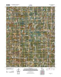Halfway Missouri Historical topographic map, 1:24000 scale, 7.5 X 7.5 Minute, Year 2011