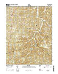 Halifax Missouri Current topographic map, 1:24000 scale, 7.5 X 7.5 Minute, Year 2015