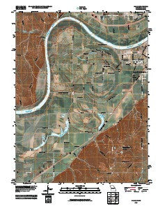 Halls Missouri Historical topographic map, 1:24000 scale, 7.5 X 7.5 Minute, Year 2009