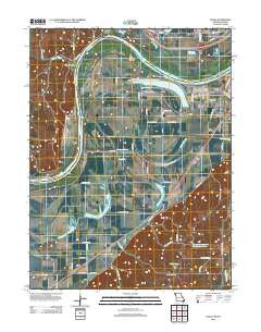 Halls Missouri Historical topographic map, 1:24000 scale, 7.5 X 7.5 Minute, Year 2012