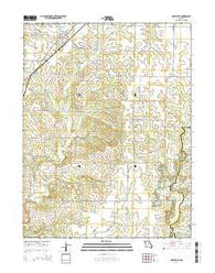 Hallsville Missouri Current topographic map, 1:24000 scale, 7.5 X 7.5 Minute, Year 2014