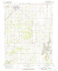 Hallsville Missouri Historical topographic map, 1:24000 scale, 7.5 X 7.5 Minute, Year 1969