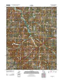 Halltown Missouri Historical topographic map, 1:24000 scale, 7.5 X 7.5 Minute, Year 2011
