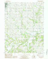 Hamilton East Missouri Historical topographic map, 1:24000 scale, 7.5 X 7.5 Minute, Year 1984