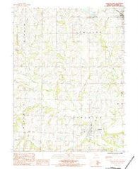 Hamilton West Missouri Historical topographic map, 1:24000 scale, 7.5 X 7.5 Minute, Year 1984
