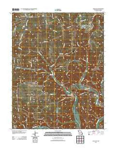 Hancock Missouri Historical topographic map, 1:24000 scale, 7.5 X 7.5 Minute, Year 2012