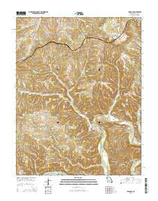 Hancock Missouri Current topographic map, 1:24000 scale, 7.5 X 7.5 Minute, Year 2015