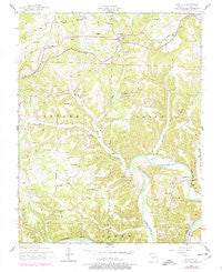 Hancock Missouri Historical topographic map, 1:24000 scale, 7.5 X 7.5 Minute, Year 1954