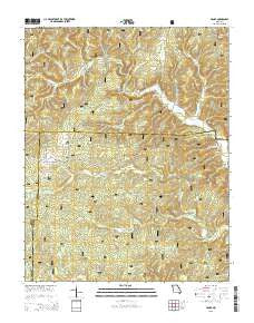 Handy Missouri Current topographic map, 1:24000 scale, 7.5 X 7.5 Minute, Year 2015