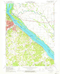 Hannibal East Missouri Historical topographic map, 1:24000 scale, 7.5 X 7.5 Minute, Year 1971