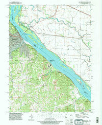 Hannibal East Missouri Historical topographic map, 1:24000 scale, 7.5 X 7.5 Minute, Year 1993