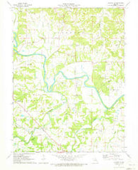 Hannibal SE Missouri Historical topographic map, 1:24000 scale, 7.5 X 7.5 Minute, Year 1971