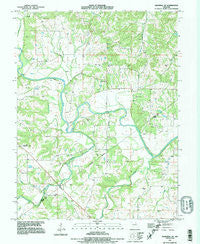 Hannibal SE Missouri Historical topographic map, 1:24000 scale, 7.5 X 7.5 Minute, Year 1991