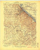 Hannibal Missouri Historical topographic map, 1:62500 scale, 15 X 15 Minute, Year 1945