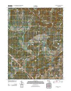 Hannibal SE Missouri Historical topographic map, 1:24000 scale, 7.5 X 7.5 Minute, Year 2012