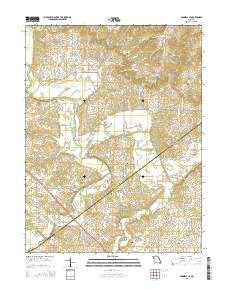 Hannibal SE Missouri Current topographic map, 1:24000 scale, 7.5 X 7.5 Minute, Year 2015