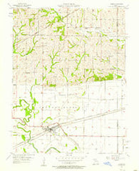 Hardin Missouri Historical topographic map, 1:24000 scale, 7.5 X 7.5 Minute, Year 1957