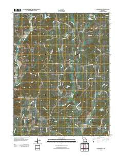 Harrisburg Missouri Historical topographic map, 1:24000 scale, 7.5 X 7.5 Minute, Year 2012