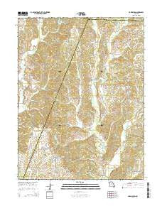 Harrisburg Missouri Current topographic map, 1:24000 scale, 7.5 X 7.5 Minute, Year 2014