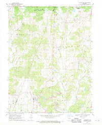 Harrisburg Missouri Historical topographic map, 1:24000 scale, 7.5 X 7.5 Minute, Year 1969