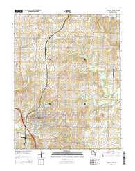 Harrisonville Missouri Current topographic map, 1:24000 scale, 7.5 X 7.5 Minute, Year 2015