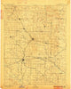 Harrisonville Missouri Historical topographic map, 1:125000 scale, 30 X 30 Minute, Year 1892