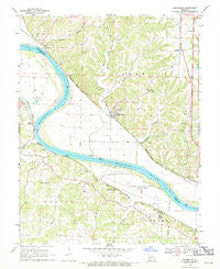 Hartsburg Missouri Historical topographic map, 1:24000 scale, 7.5 X 7.5 Minute, Year 1969