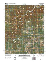 Hartshorn Missouri Historical topographic map, 1:24000 scale, 7.5 X 7.5 Minute, Year 2012
