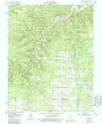 Hartshorn Missouri Historical topographic map, 1:24000 scale, 7.5 X 7.5 Minute, Year 1951