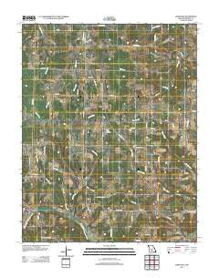 Hartville Missouri Historical topographic map, 1:24000 scale, 7.5 X 7.5 Minute, Year 2011