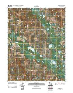 Hartwell Missouri Historical topographic map, 1:24000 scale, 7.5 X 7.5 Minute, Year 2011