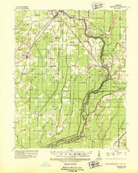 Harviell Missouri Historical topographic map, 1:62500 scale, 15 X 15 Minute, Year 1935