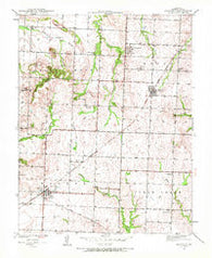 Harwood Missouri Historical topographic map, 1:24000 scale, 7.5 X 7.5 Minute, Year 1939